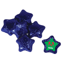 Individually Wrapped Chocolate Stars